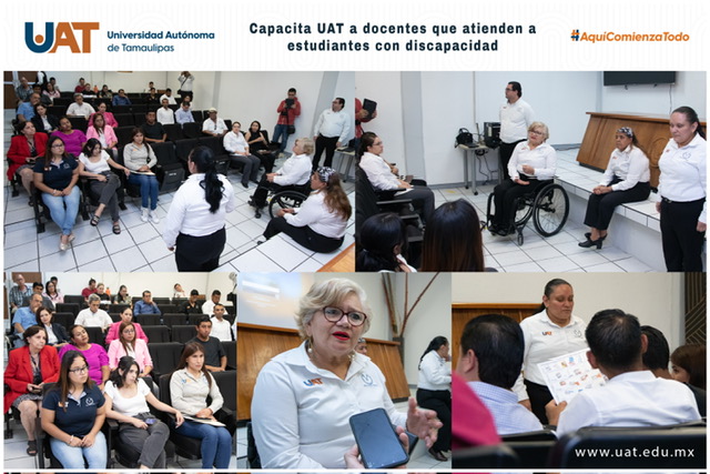 Capacita UAT a sus docentes que atienden a estudiantes con discapacidad