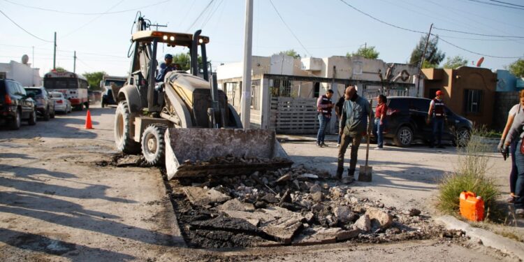 Intensifica municipio trabajos de bacheo; cambios se apreciarán a corto plazo #Matamoros